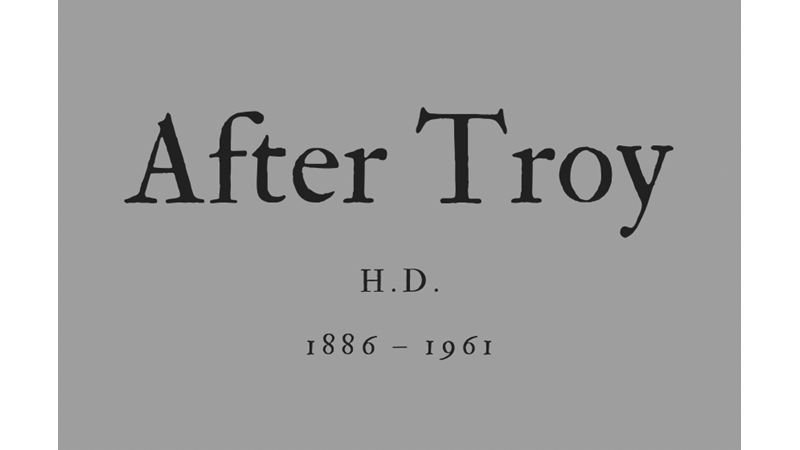 AFTER TROY - HILDA DOOLITTLE