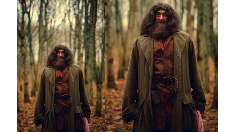 SAÇ, SAKAL, ESKİ KIYAFETLER VE PEMBE ŞEMSİYE: ROBBIE COLTRANE HATIRASINA CADILAR BAYRAMI'NDA HAGRID KOSTÜMÜ GİYİNMEK