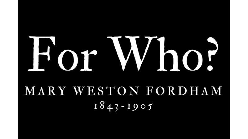 FOR WHO?