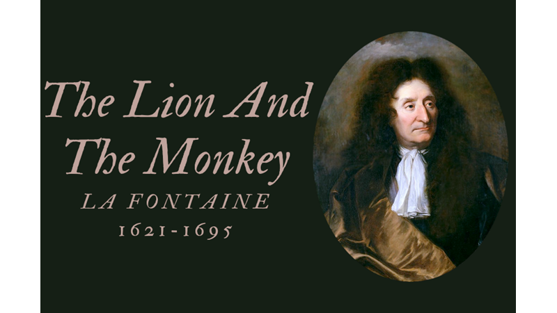 THE LION AND THE MONKEY
