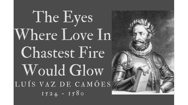 THE EYES WHERE LOVE IN CHASTEST FIRE WOULD GLOW