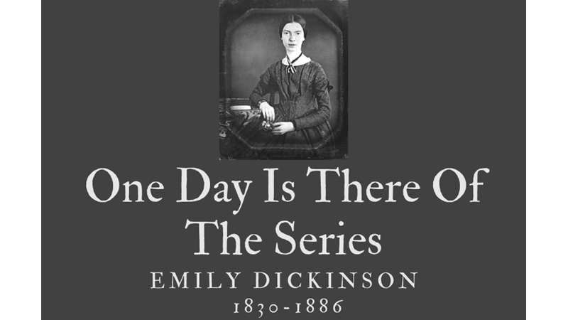 ONE DAY IS THERE OF THE SERIES