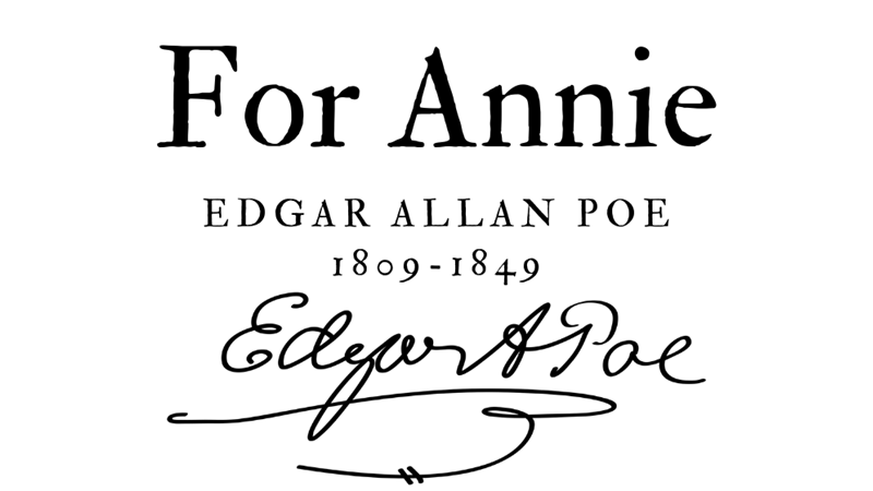 FOR ANNIE