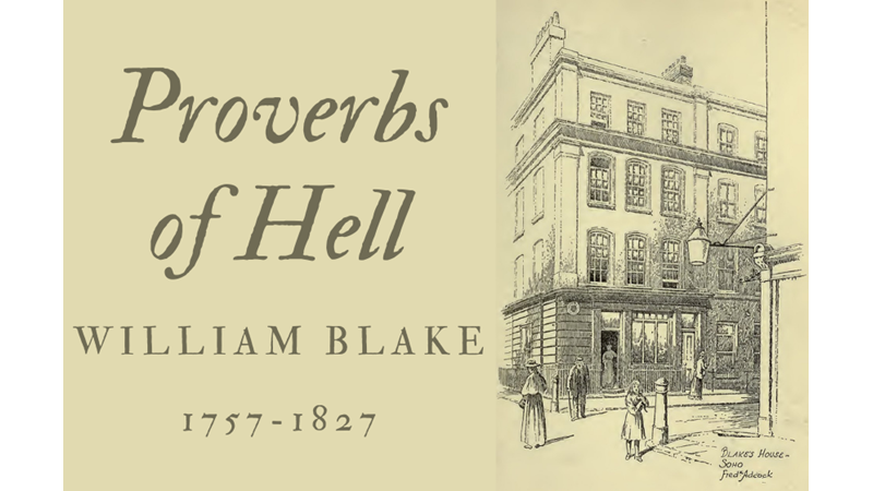 PROVERBS OF HELL - WILLIAM BLAKE - Friendz10